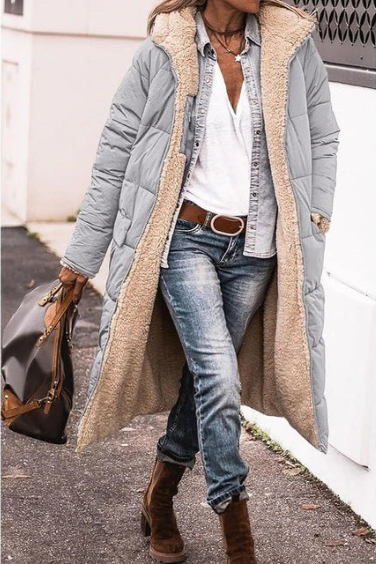 Sasha | Elegant Reversible Coat