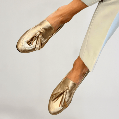 Vittoria | Women’S Gold Loafers