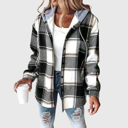 Martina | Women's Mesh Button Placket Jacket