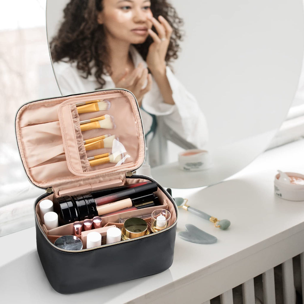 Makeup Bag Travel Cosmetic Bag Organizer Mothers Day Gift