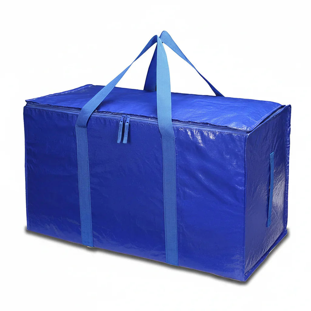 Storage Bags Heavy Duty Moving Tote Waterproof Zipper Organizer