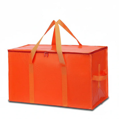 Storage Bags Heavy Duty Moving Tote Waterproof Zipper Organizer