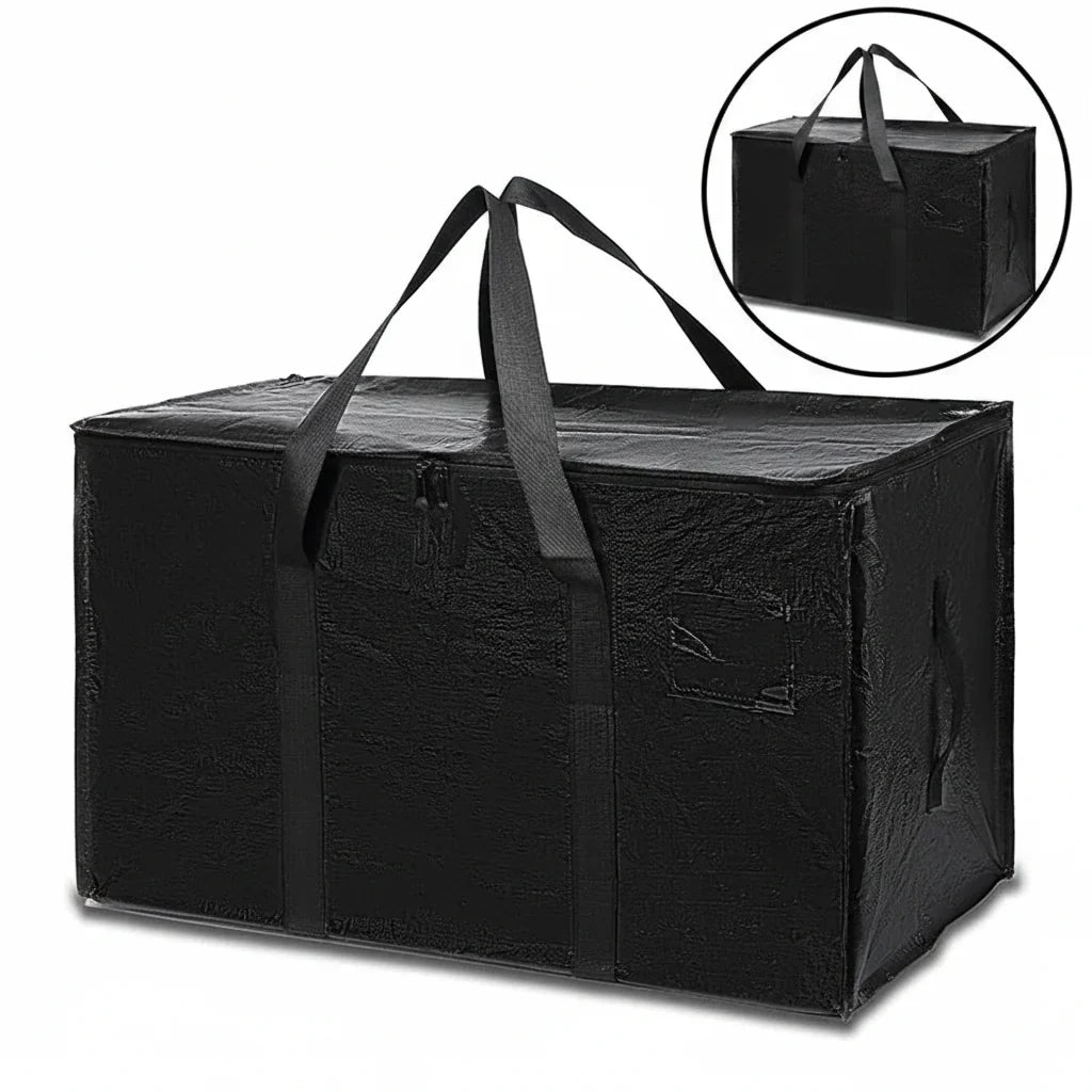 Storage Bags Heavy Duty Moving Tote Waterproof Zipper Organizer
