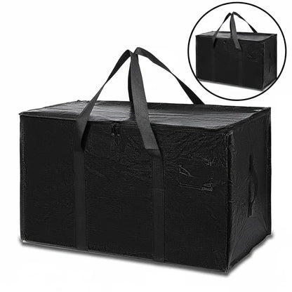 Storage Bags Heavy Duty Moving Tote Waterproof Zipper Organizer