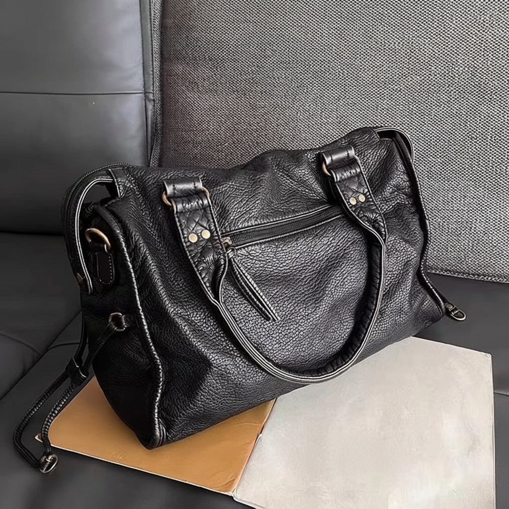 Womens Large Adjustable Strap Retro Style Handbag